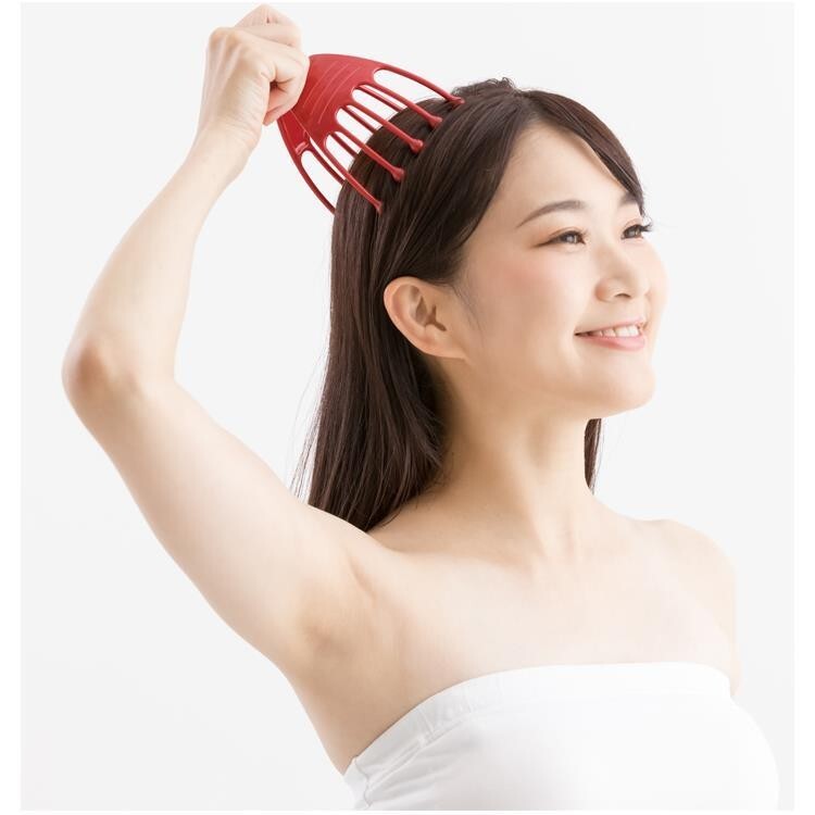 Head Spa Handpro ENSEKI Double Line W90×D113×H135mm 34g Red