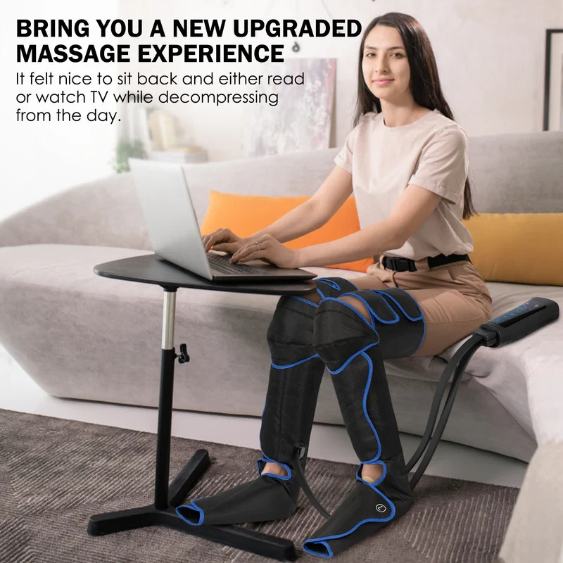 TOLOCO Leg Massager w/ Air Compression for Circulation, Relaxation, Pain Relief