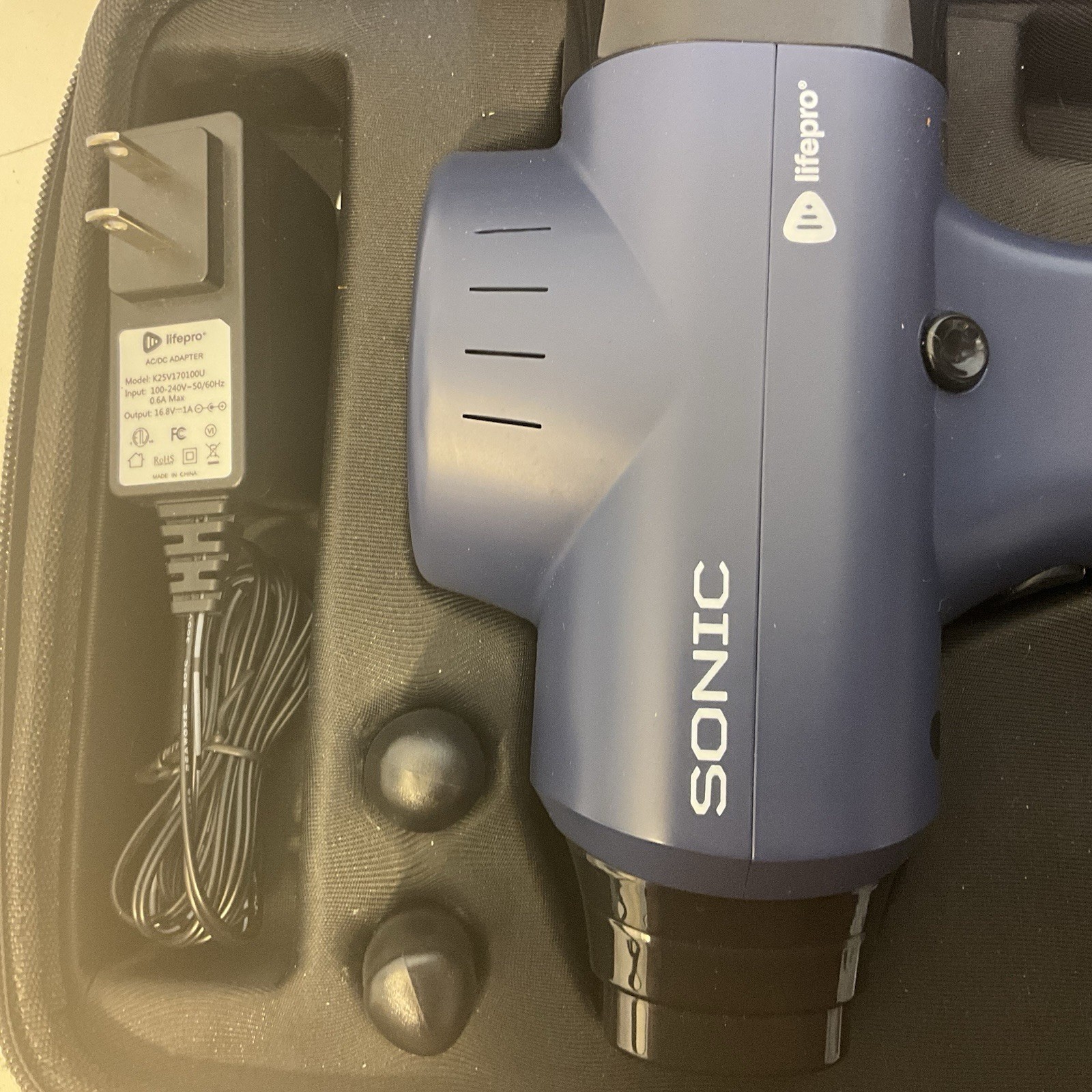 Sonic Lifepro Handheld Percussion Massage Gun – Deep Tissue Massager
