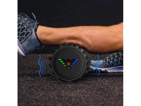 Smart Vibrating Foam Roller Massager Black