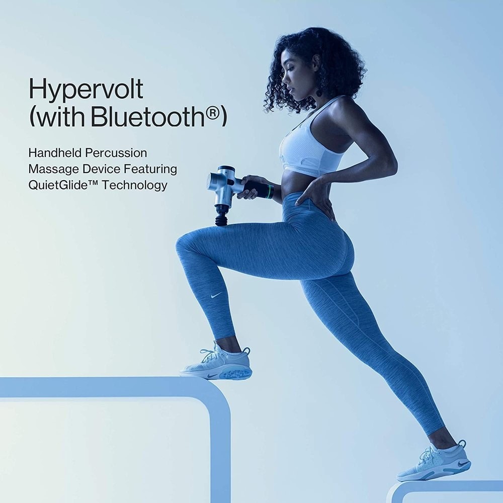 Hyperice Hypervolt Bluetooth Percussion Massage Device – Silver (53100 038-00)