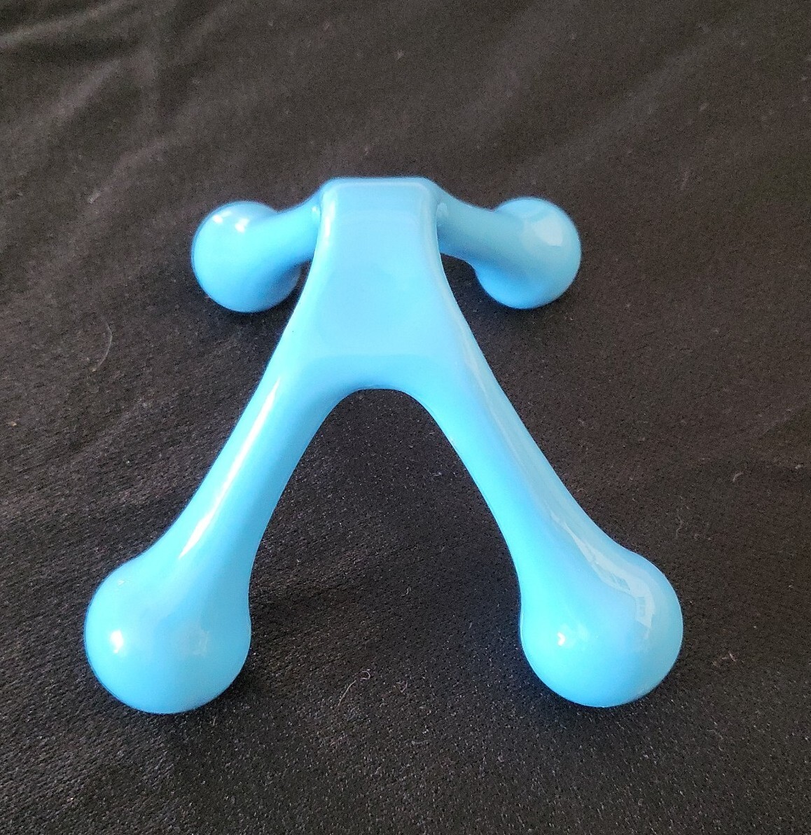 Four Point Handheld Massager Lightweight Blue Plastic Unbranded