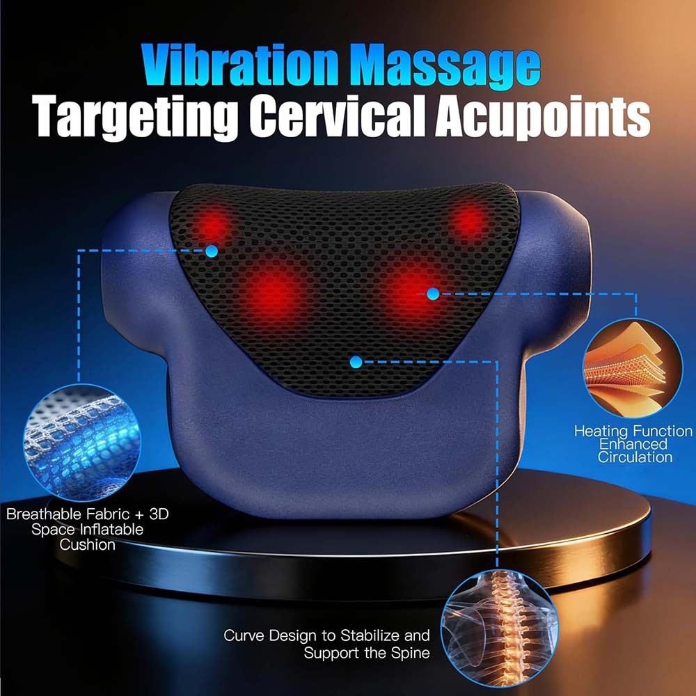Neck Massager, Masajeador De Cuello, 3 Modes Electric Neck and Shoulder Relaxer
