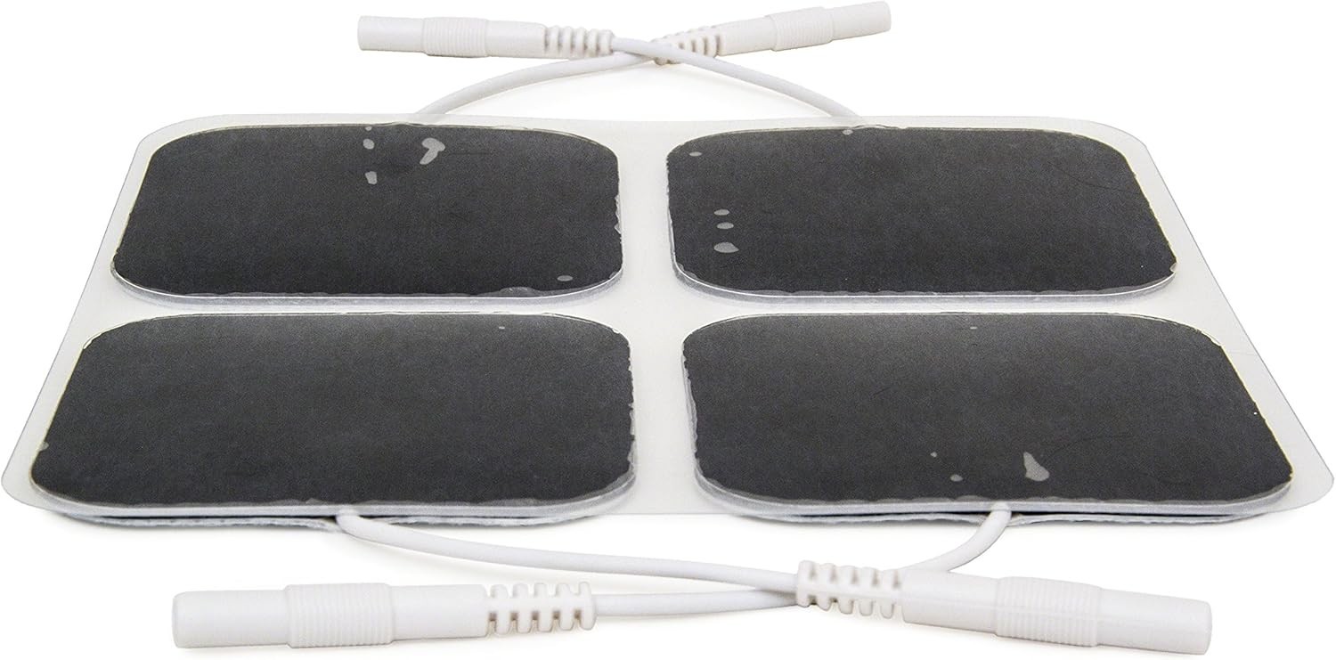 Reusable Tens EMS Electrode Pads 2×2″ Gel Self-Adhesive 160 Count Pack