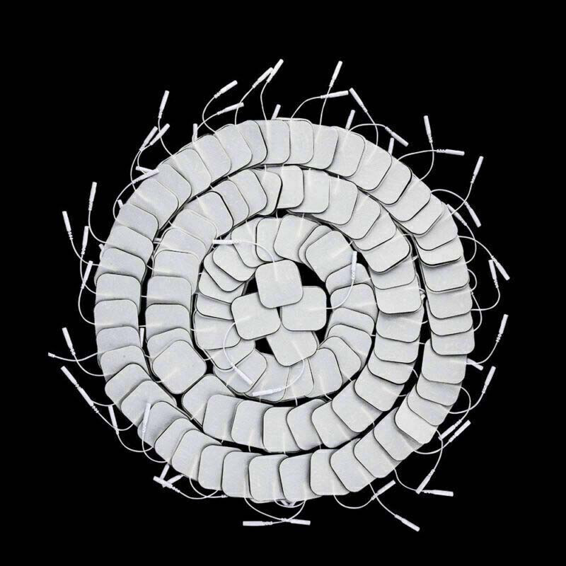 5cmx5cm Silica Gel Electrode Pads Replace For Tens EMS IF Unit Machine Massagers