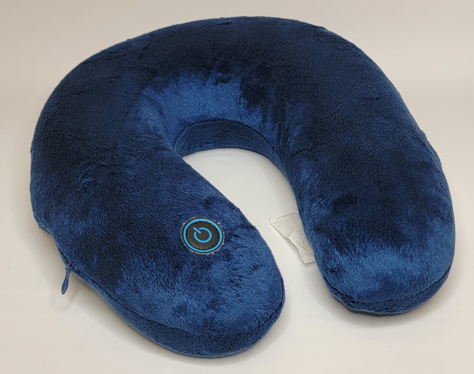 Health Touch Memory Foam Neck Massager Vibrating Blue Pillow