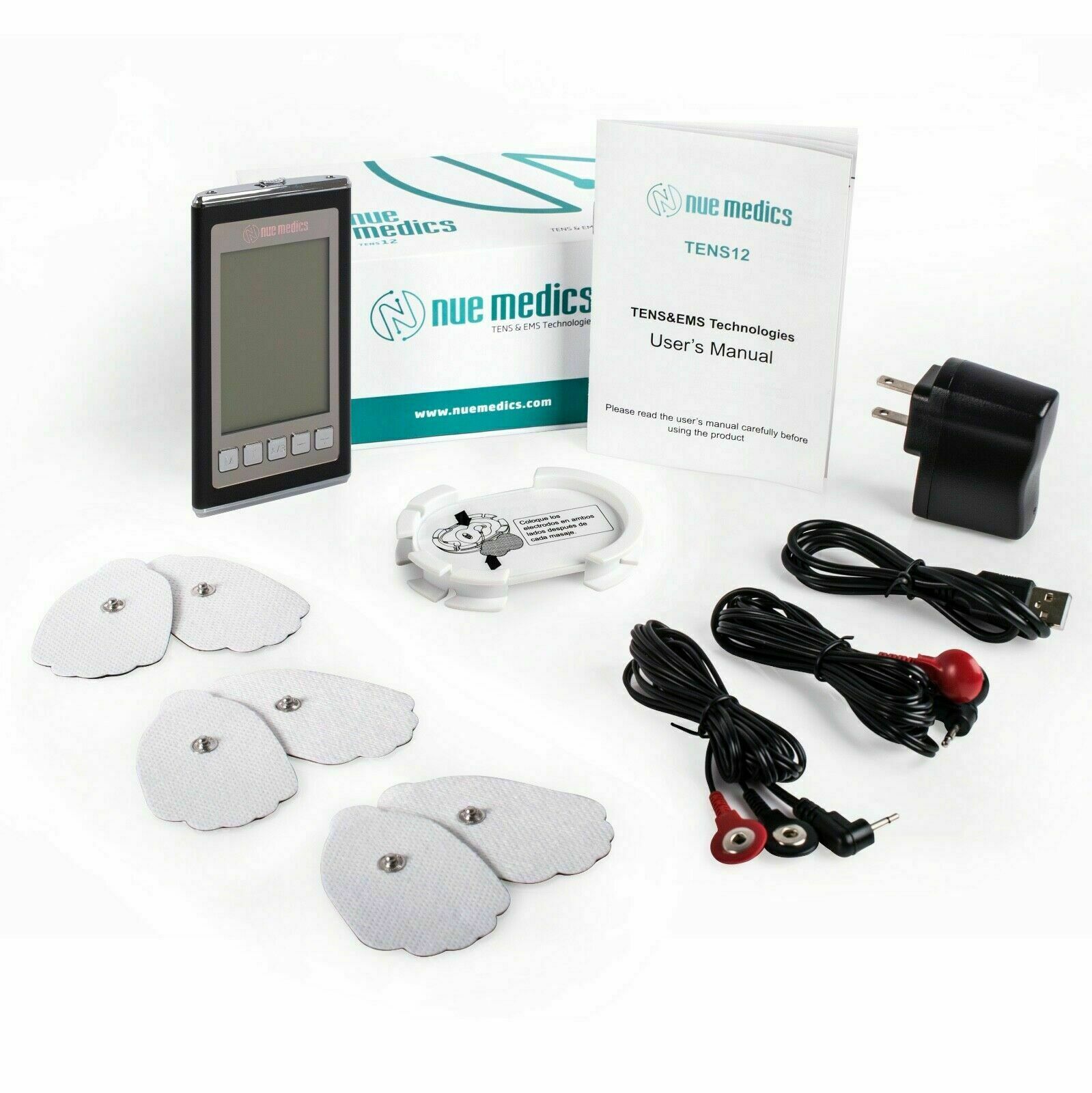 Portable Electrical Full Body Muscle Pain Relief Massager Tens Electrotherapy