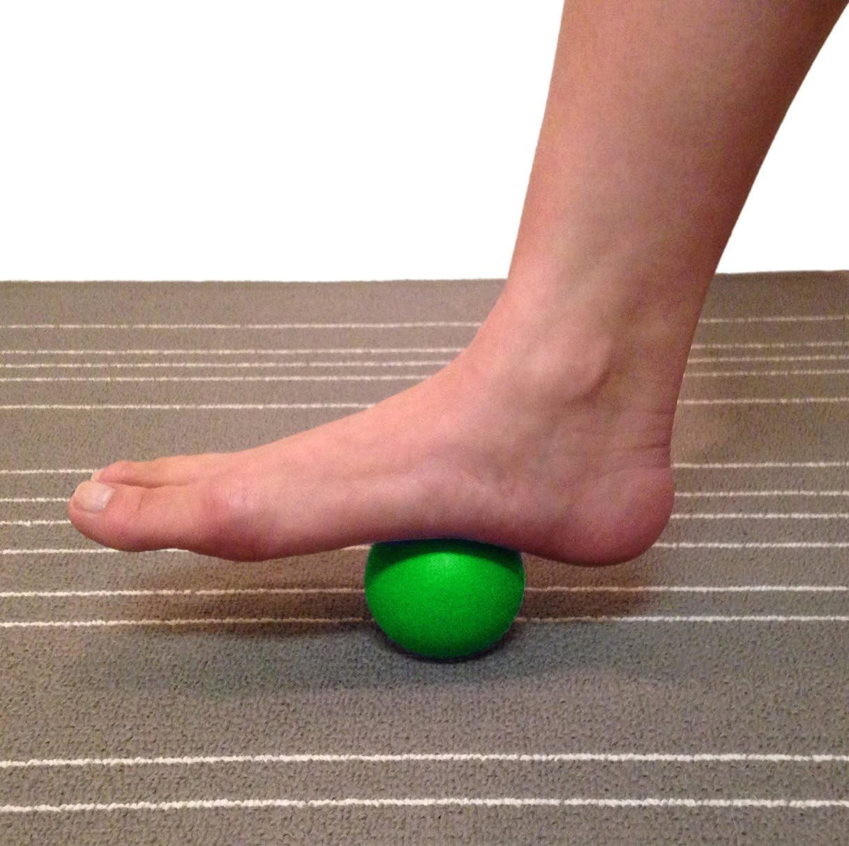 Vibrant Green & Yellow Massage Balls for Trigger Point Therapy – Travel Friendly