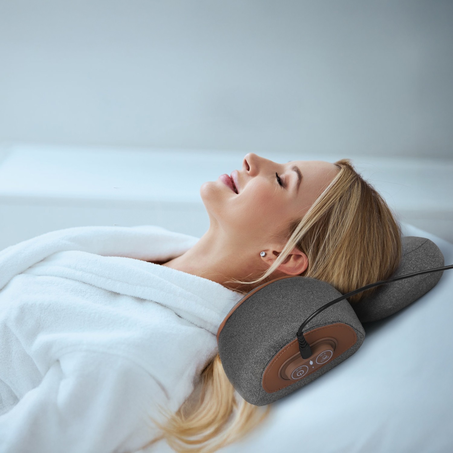 Back Massager w/ Heat, Neck Back Massager for Deep Tissue