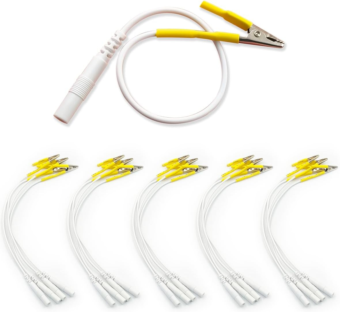 Electrode Wire for Dry Needling Needles – BesCable 20pcs TENS Leading Wires with