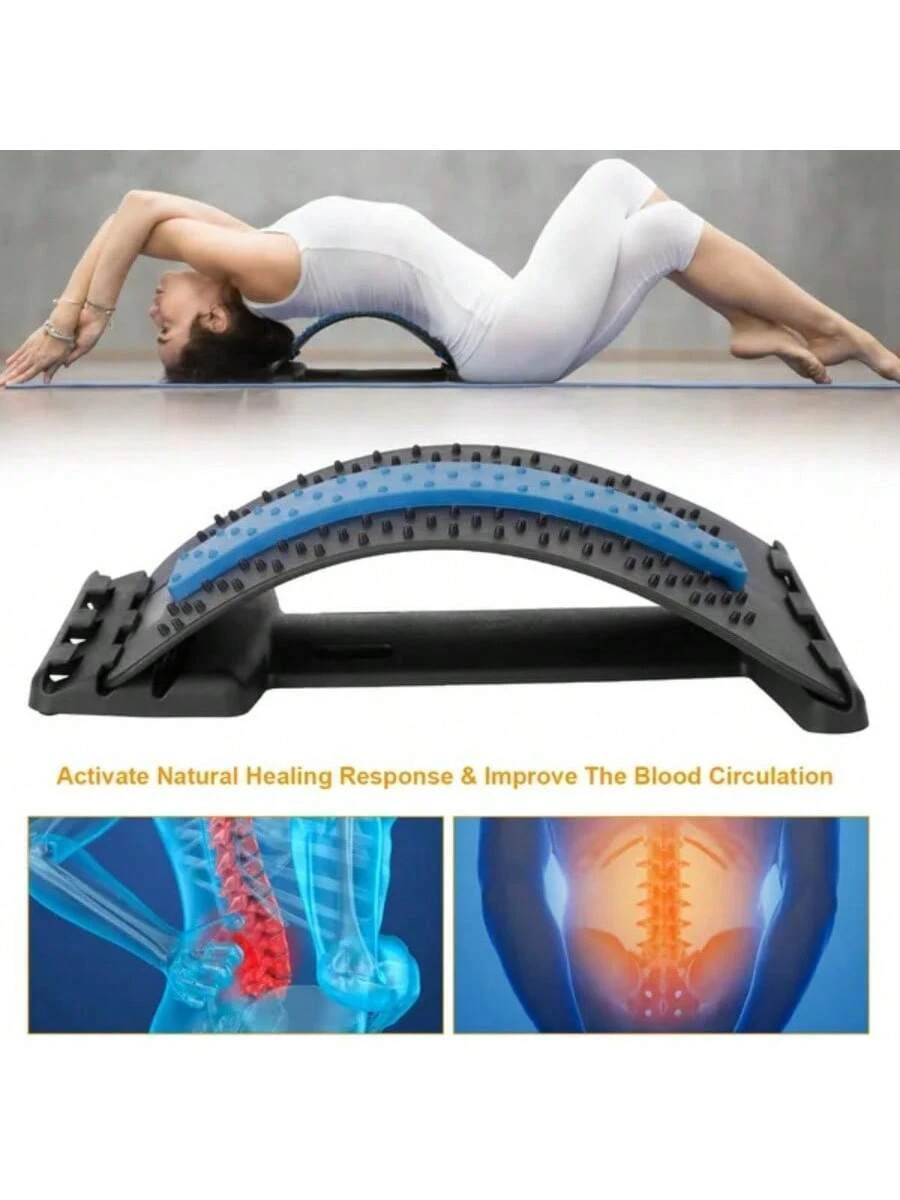 Back Massage Stretching Device 3 Level Adjustable Lumbar