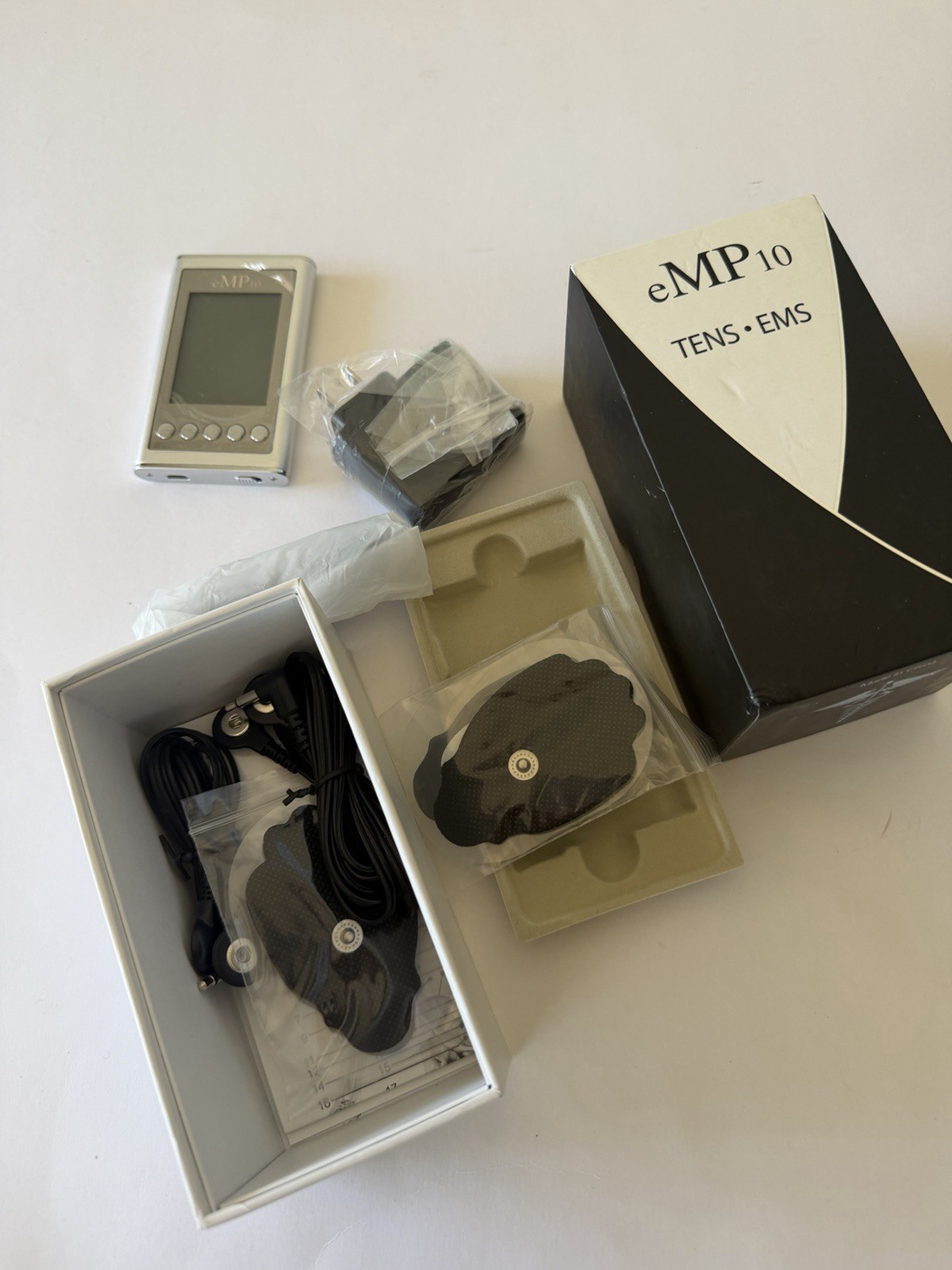 eMP10 TENS/EMS Portable unit in Silver Brand new
