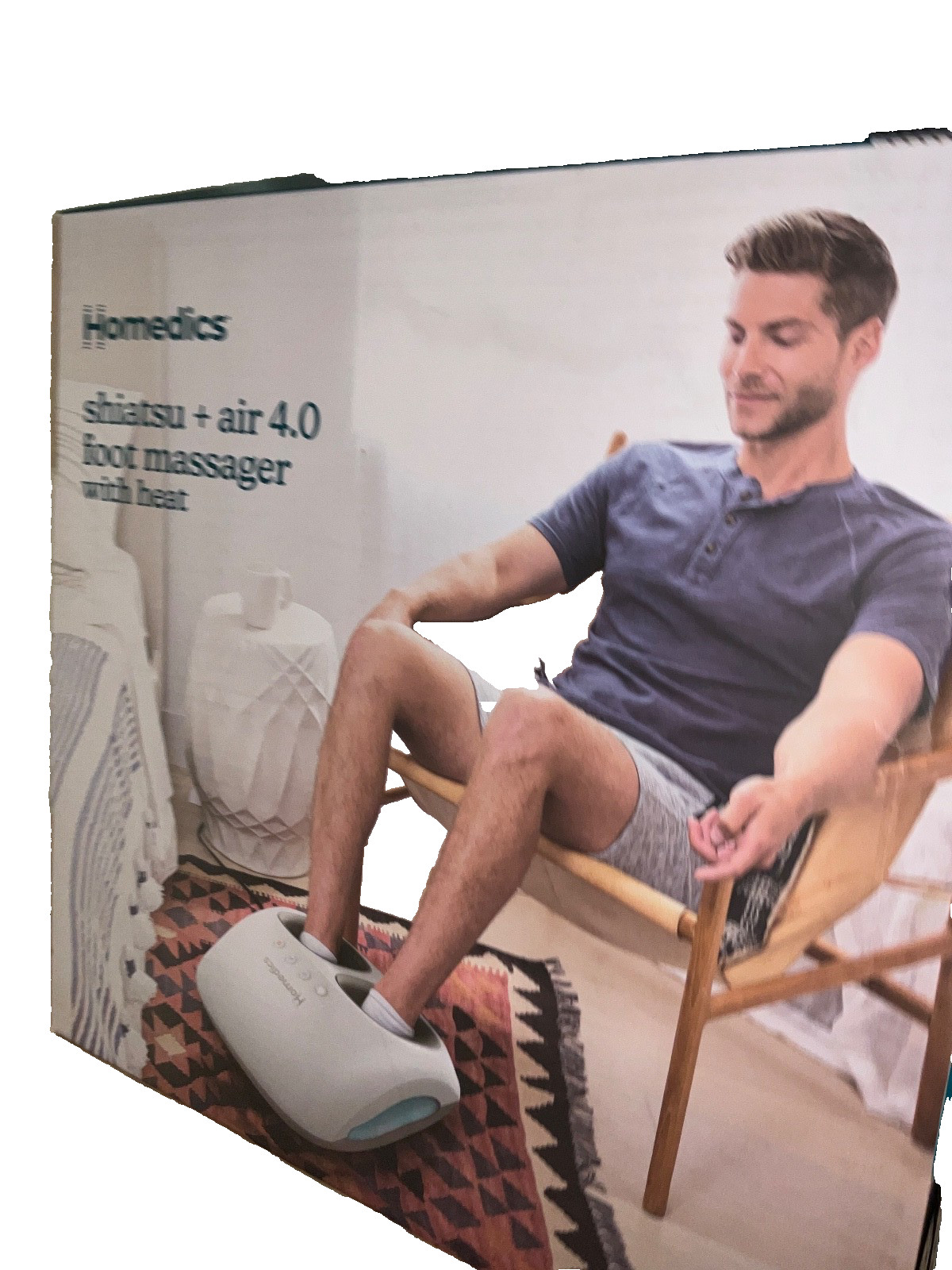 Homedics Shiatsu + Air 4.0 Foot Massager with Heat new in box never opened
