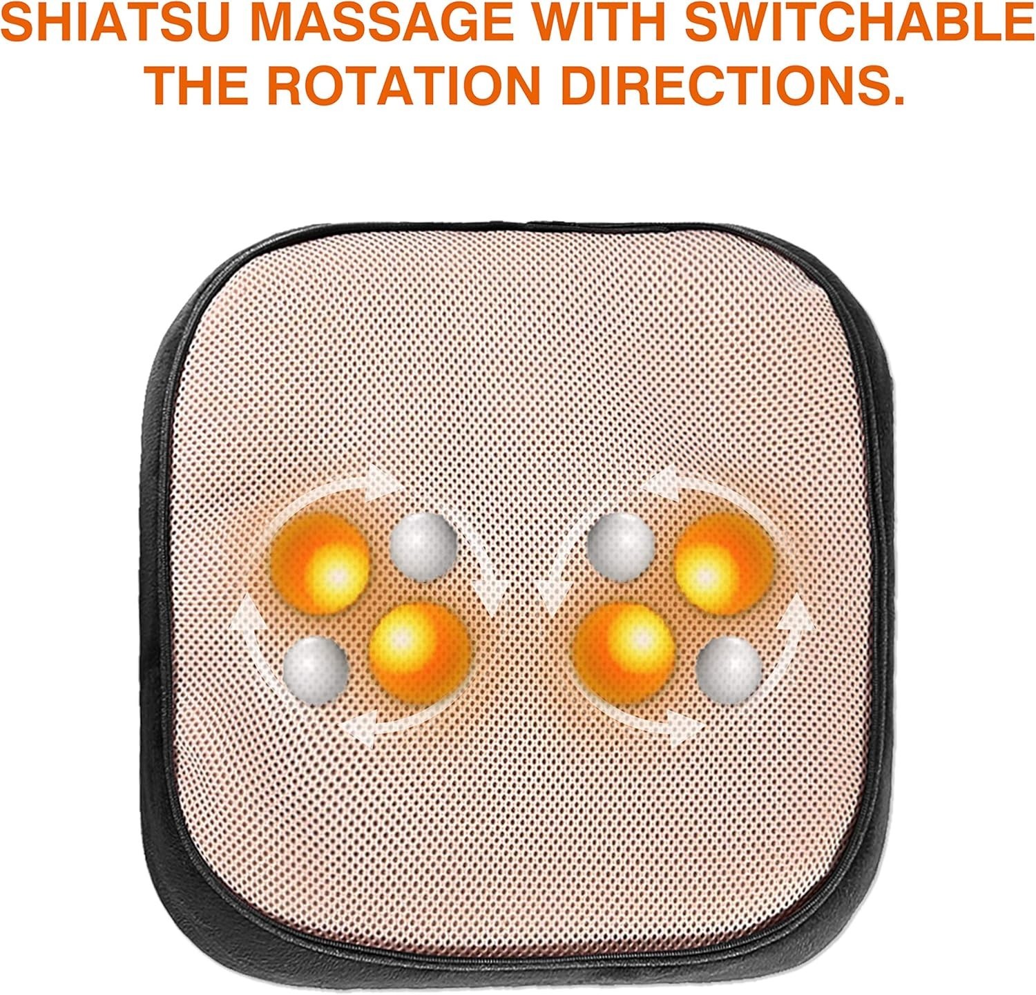 Shiatsu Foot Warmer with Heat – Compact Electric Massage for Full Body Relief