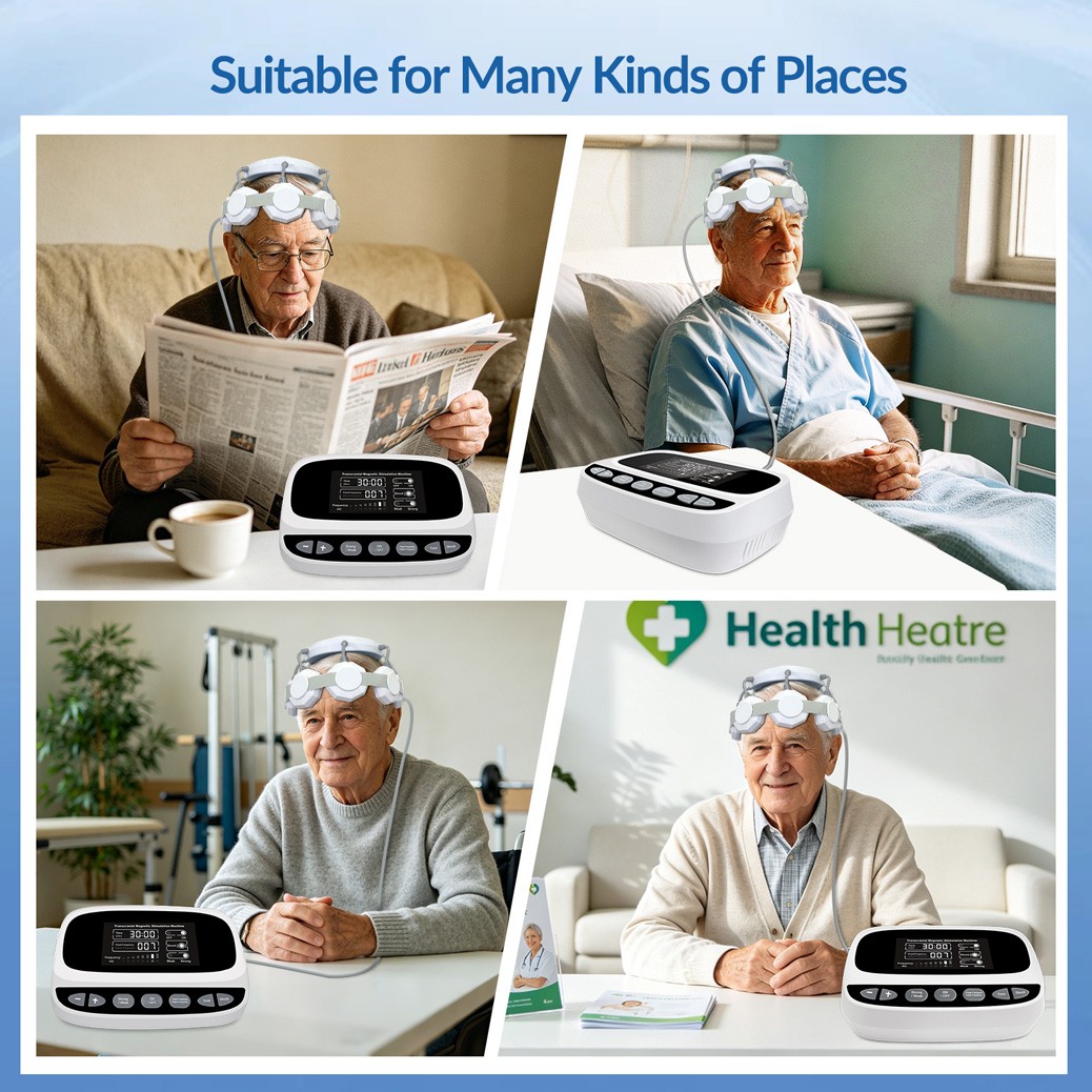 Brain Wellness Magnetic Wave Device for Parkinson Brain Health Home Adjustable