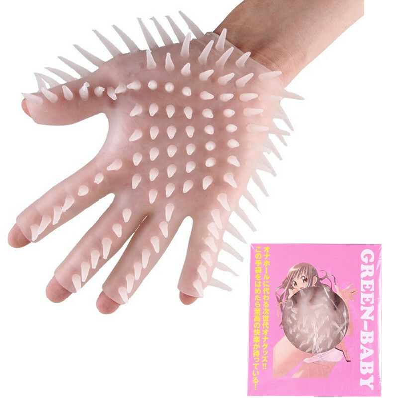 Hot Spiked Gloves Private Part Massage Male Female Couples Toys for home use