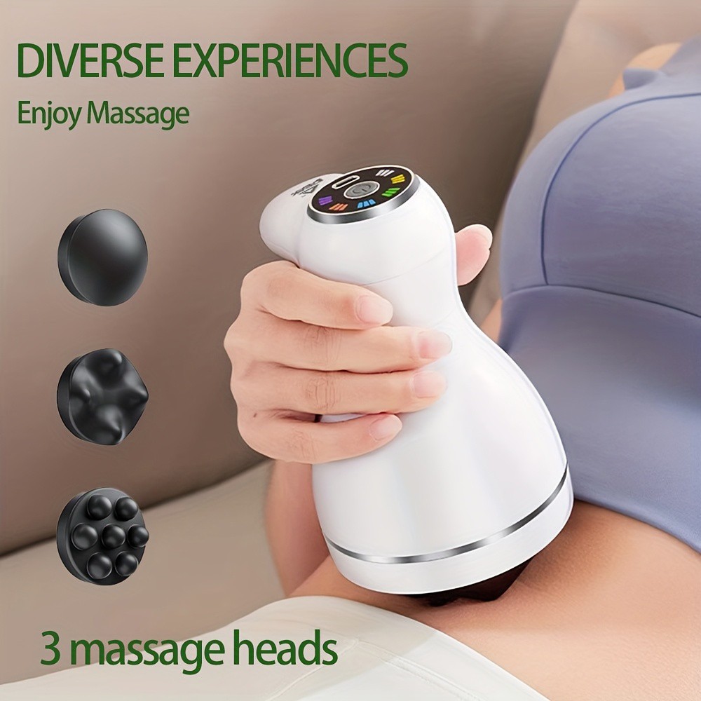 Handheld Full Body Electric Massager Deep Tissue Percussion Wand Back Neck