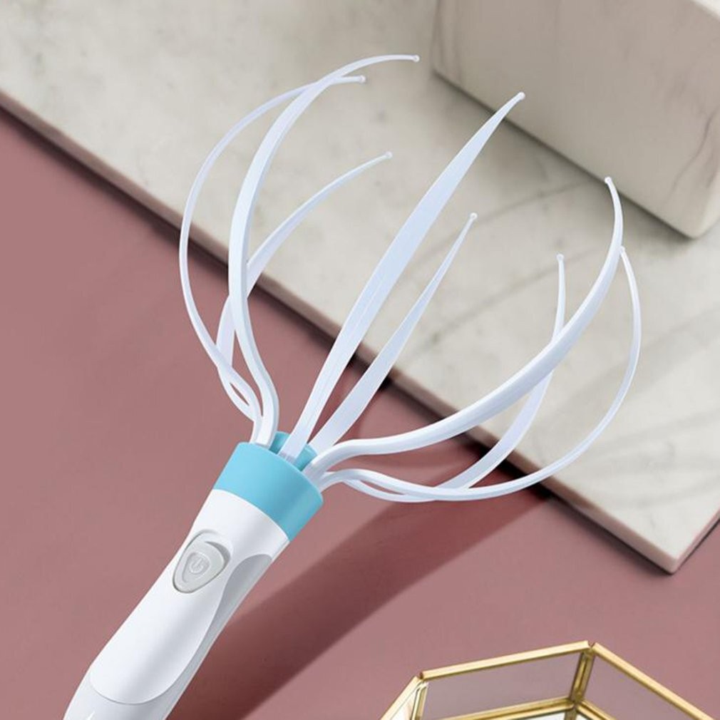 Electric Scalp Massager 8 Claw Vibrating Head Massager USB Rechargeable