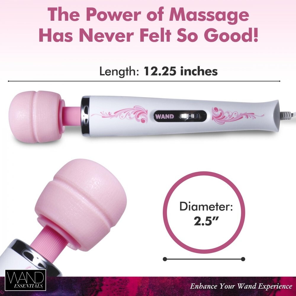 Massage Wand Essentials 7-Speed Full Body Vibrating Massager Powerful USA Seller