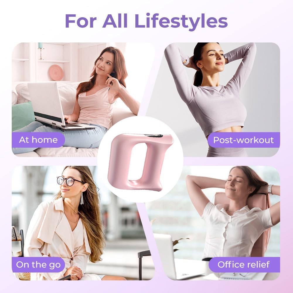 Full-Body Fascia Ring, Fascia Gun Massage Ring w/Belt For Fat Burning & Shaping