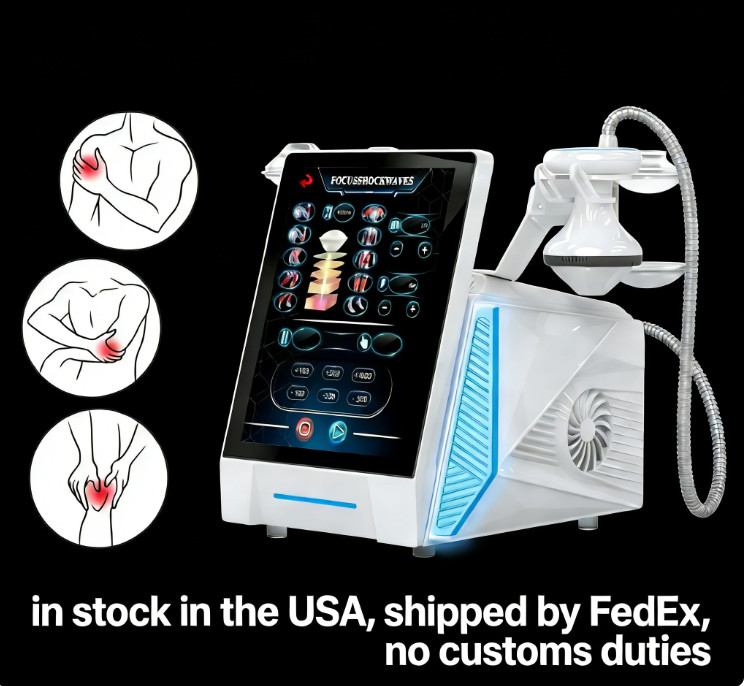 Piezo Wave ESWT Focused Shockwave Therapy Machine for Physio Pain Rehibilitation