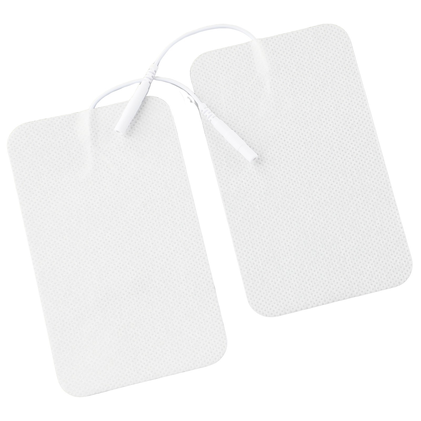 4 Extra Large Electrode Replacement Patches for Tens Units Size 7×12 cm