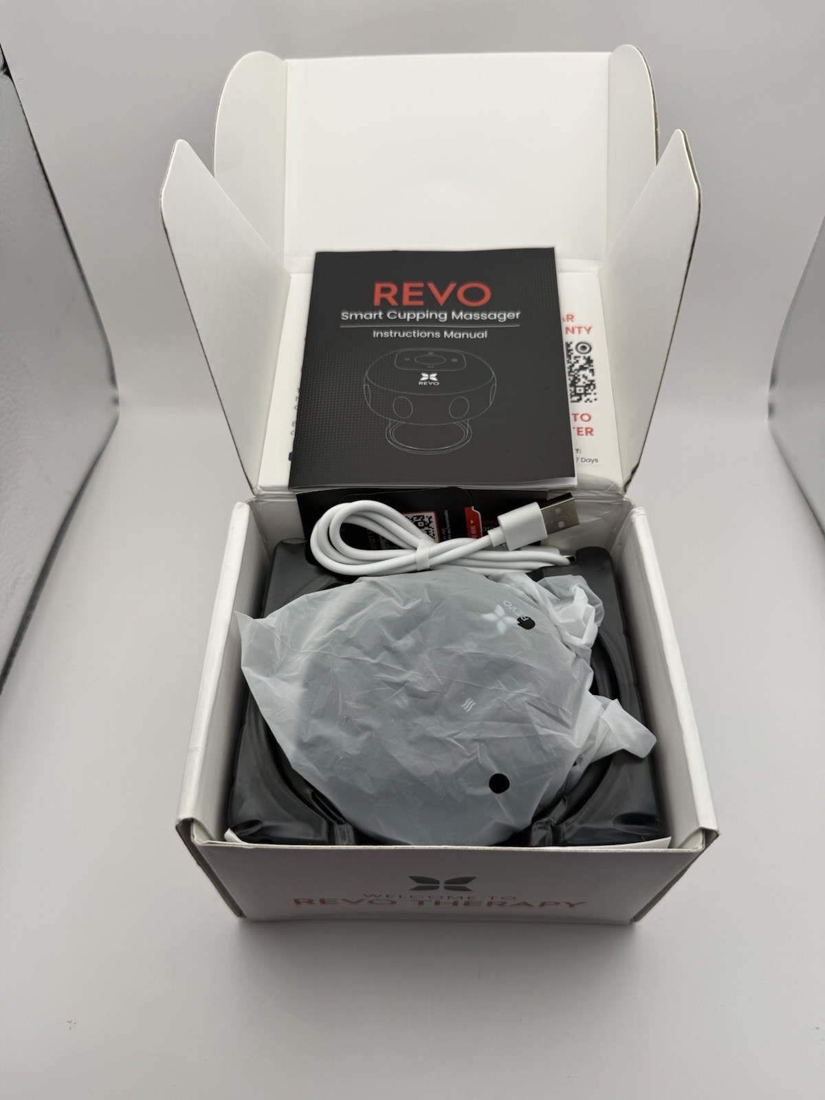 REVO The Original 4 in 1 Smart Cupping Therapy Massager Red Light Therapy