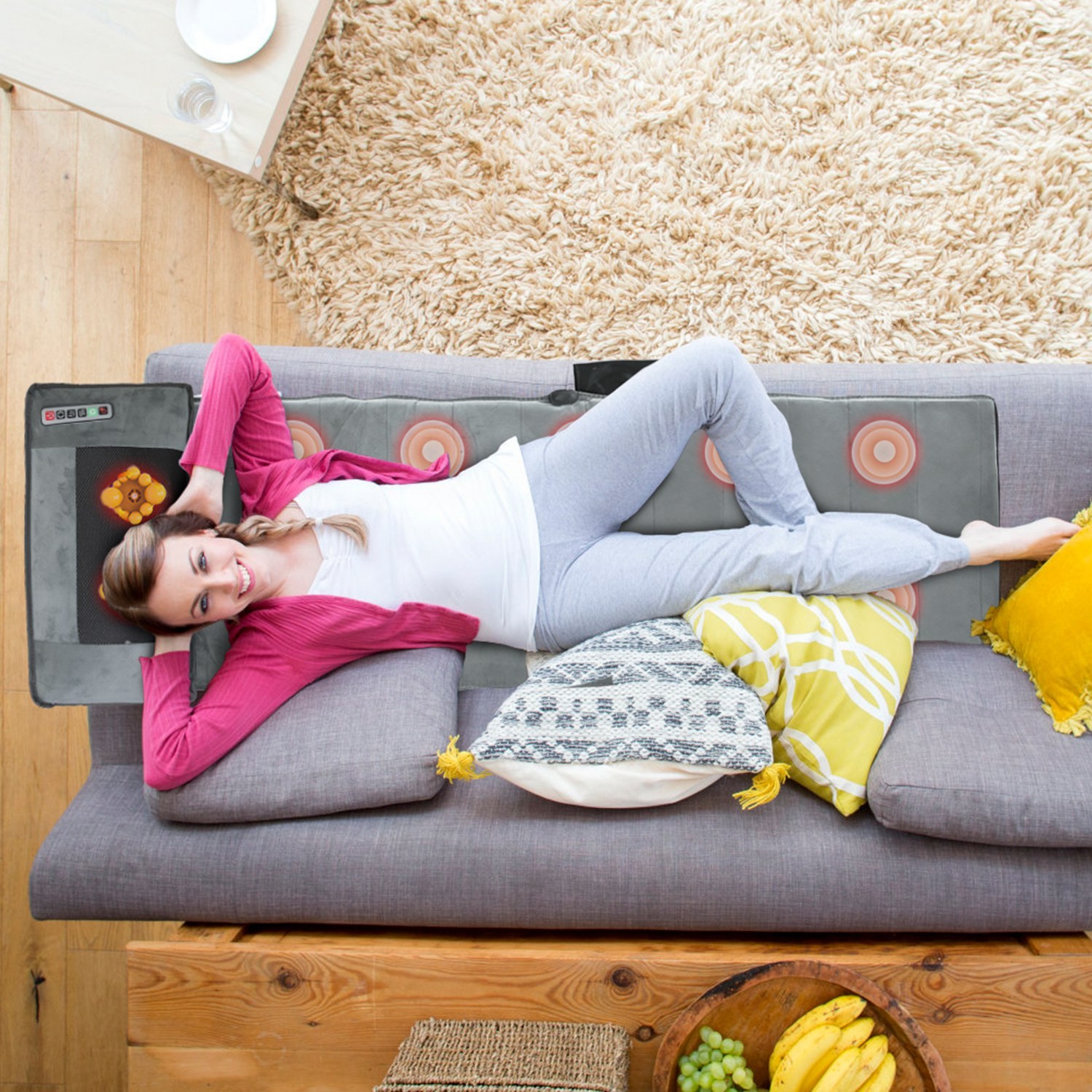 Electric Heated Massage Mat Home Heating Massage Pad Home Full Body Massage Pad