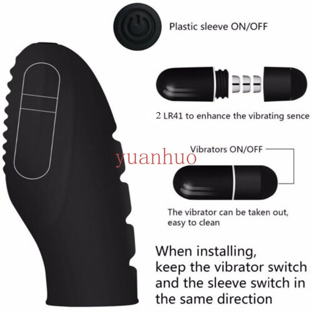 Mini Finger Vibrator Finger Shoulder Body Neck Massager Stimulator for Women US