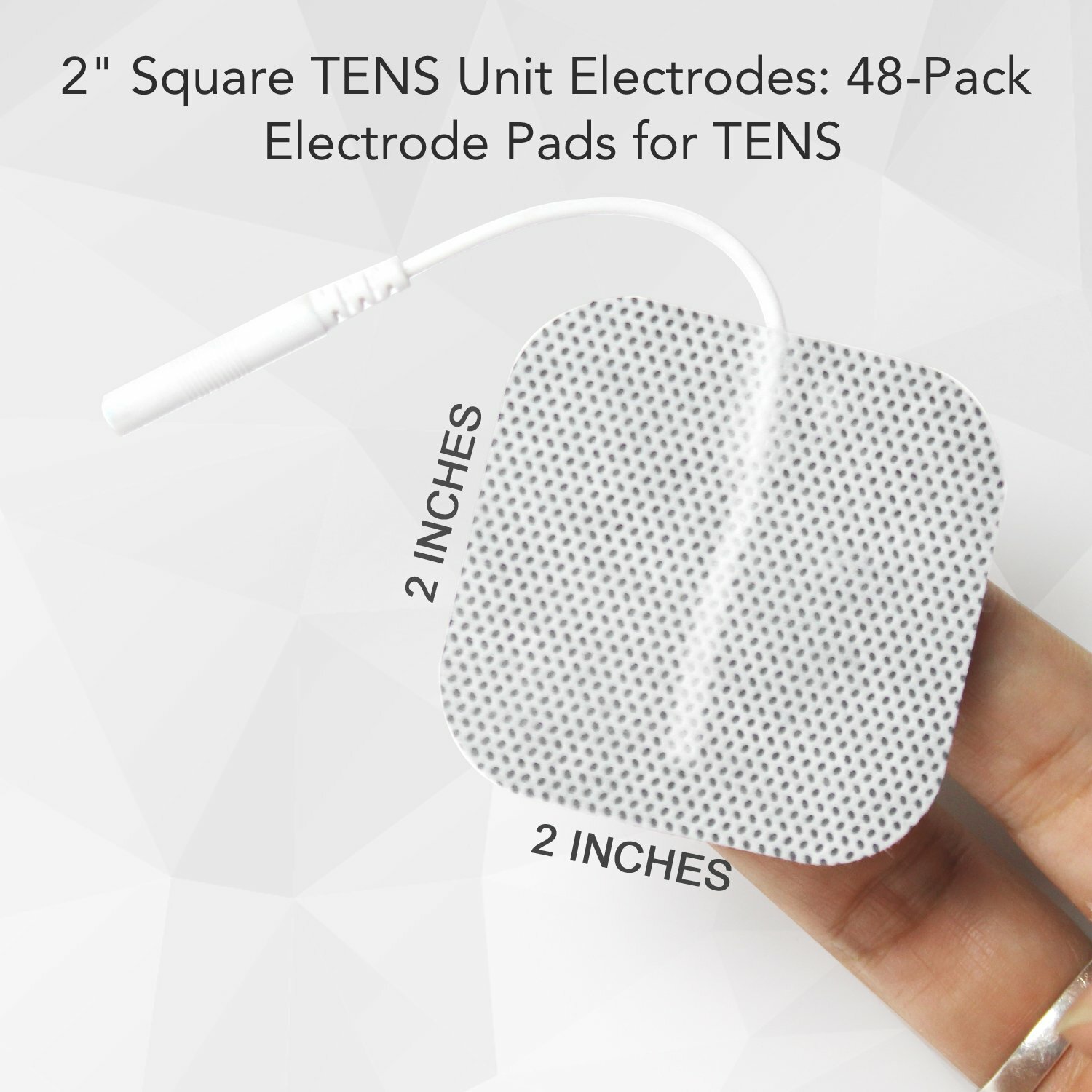 40X Replacement Electrode Pads Unit 7000 3000 2×2 Muscle Stimulator Sticky BULK