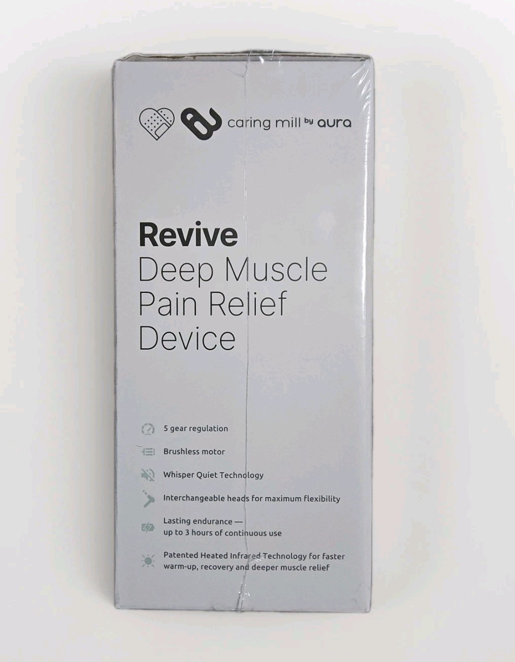 Caring Mill by Aura Revive Deep Muscle Pain Relief Device Infrared Heat AR40 NEW