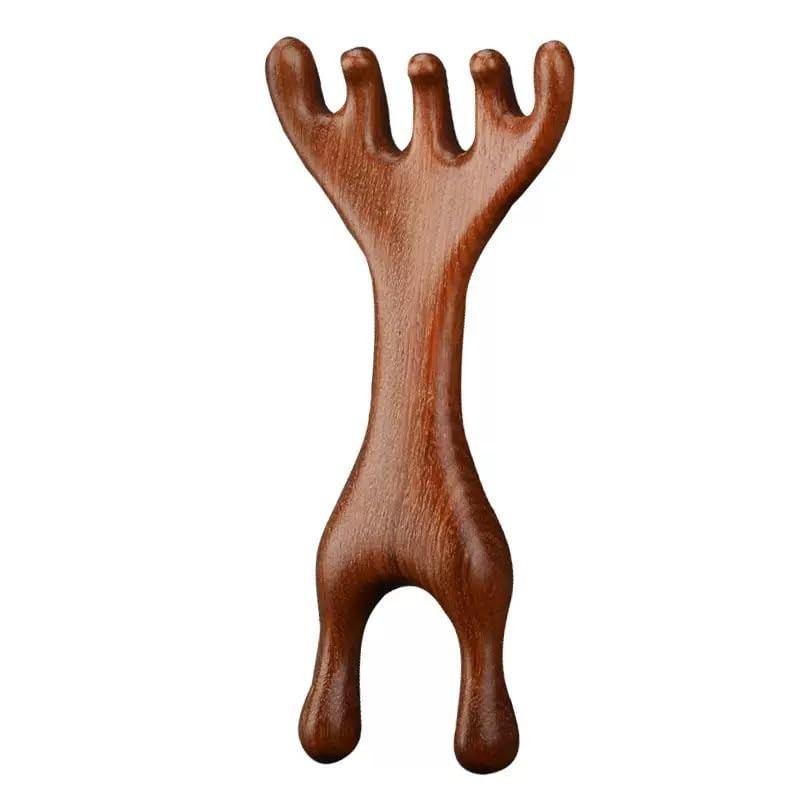 Manual Scalp Massager – Sandalwood Massager Tool for Scalp, Eye, Facial, Neck…