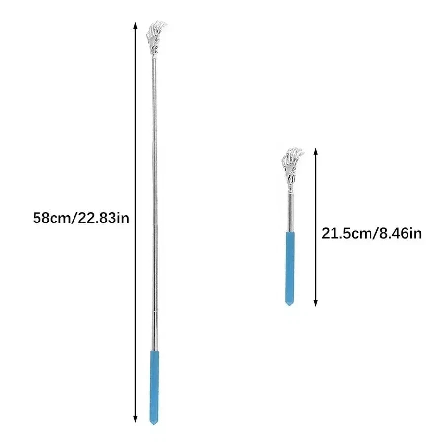 4X 23″ Plastic Hand Back Scratcher Massager Pick Itch Relief Long Reach Shoehorn