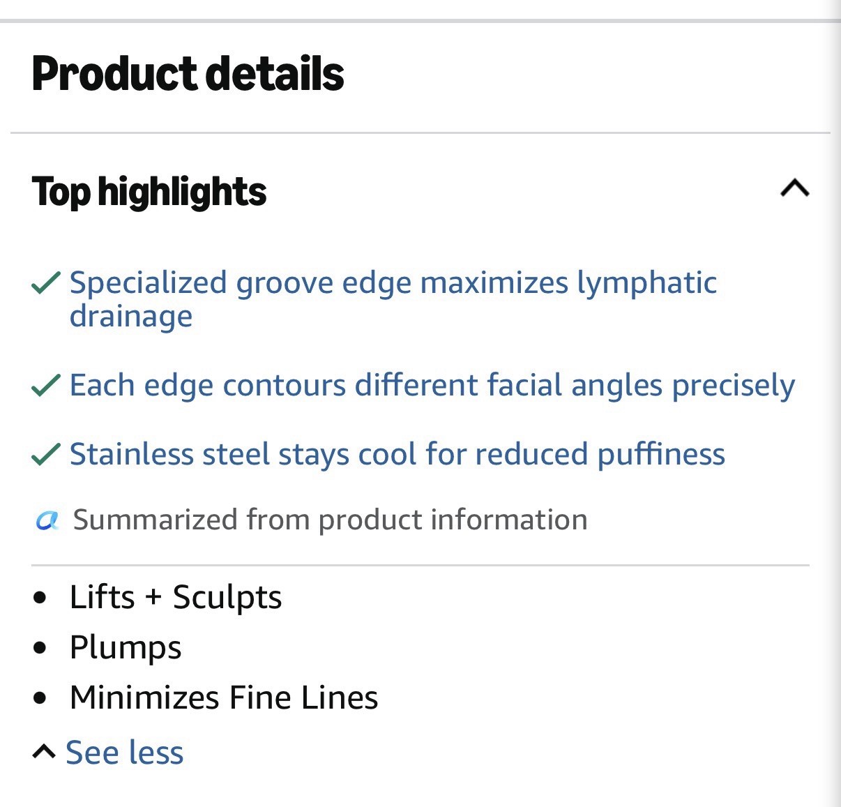 New Empress Facial Gua Sha Stainless Steel Sculpting Contouring Toning $159