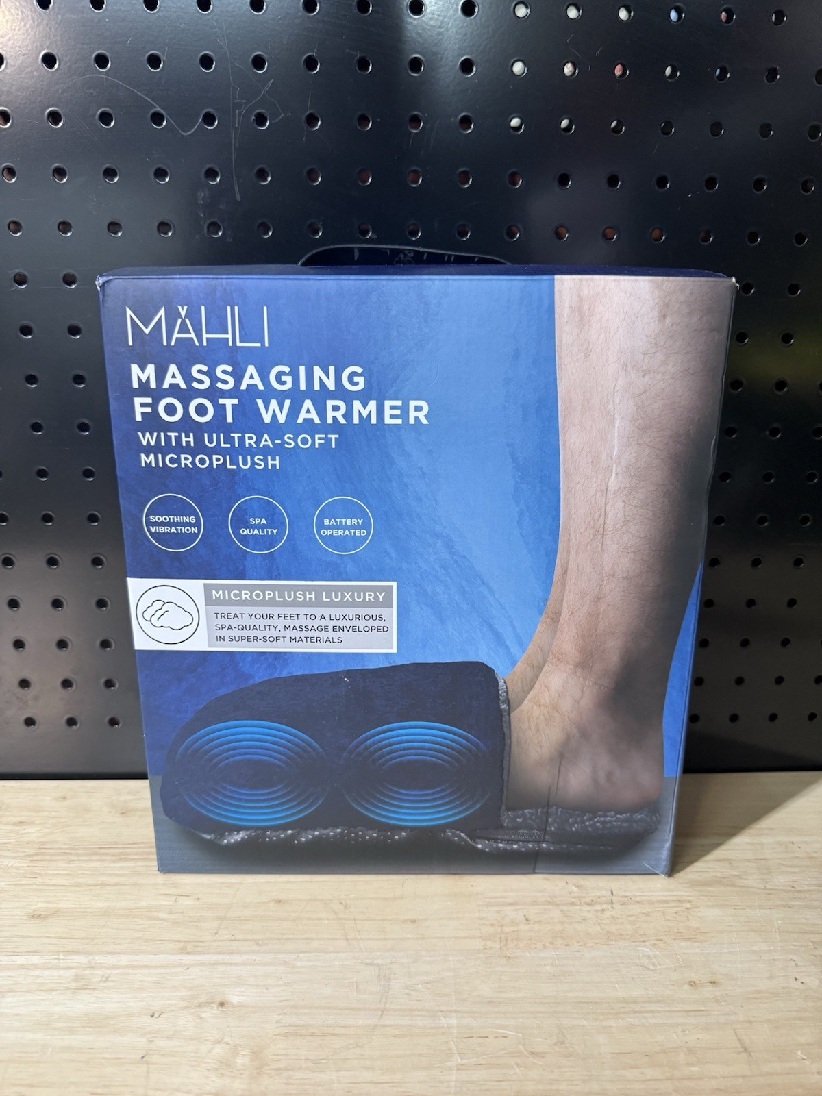 Mahli Massaging Foot Warmer With Ulta-Soft Microplush