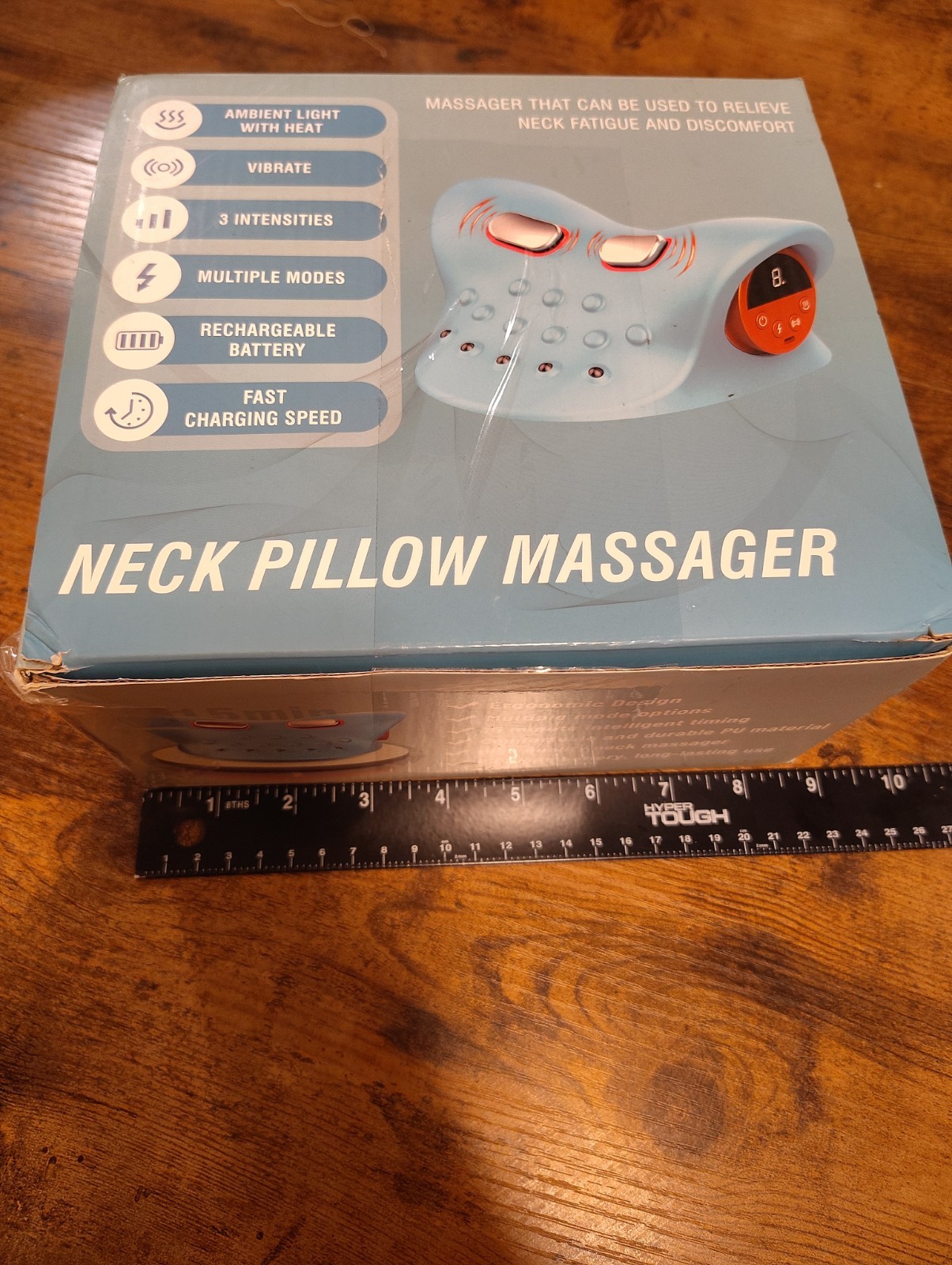 NEW 3 in 1 Neck Massager with Heat Portable Shoulder Relaxation Adjustable