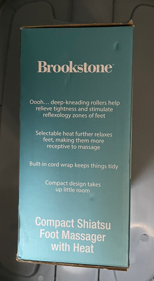 Health Touch Brookstone Shiatsu Foot Massager W Heat – B-FMS-110HJ-2