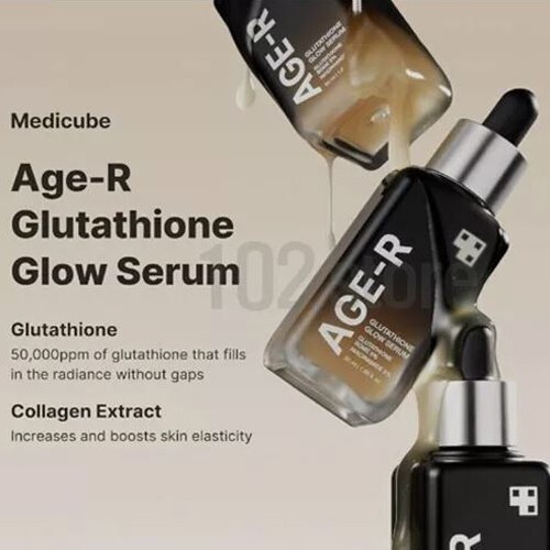 Medicube AGE-R Ultra Tune 40.68 Skin Care Device w/Glutathione Glow Serum*3ea