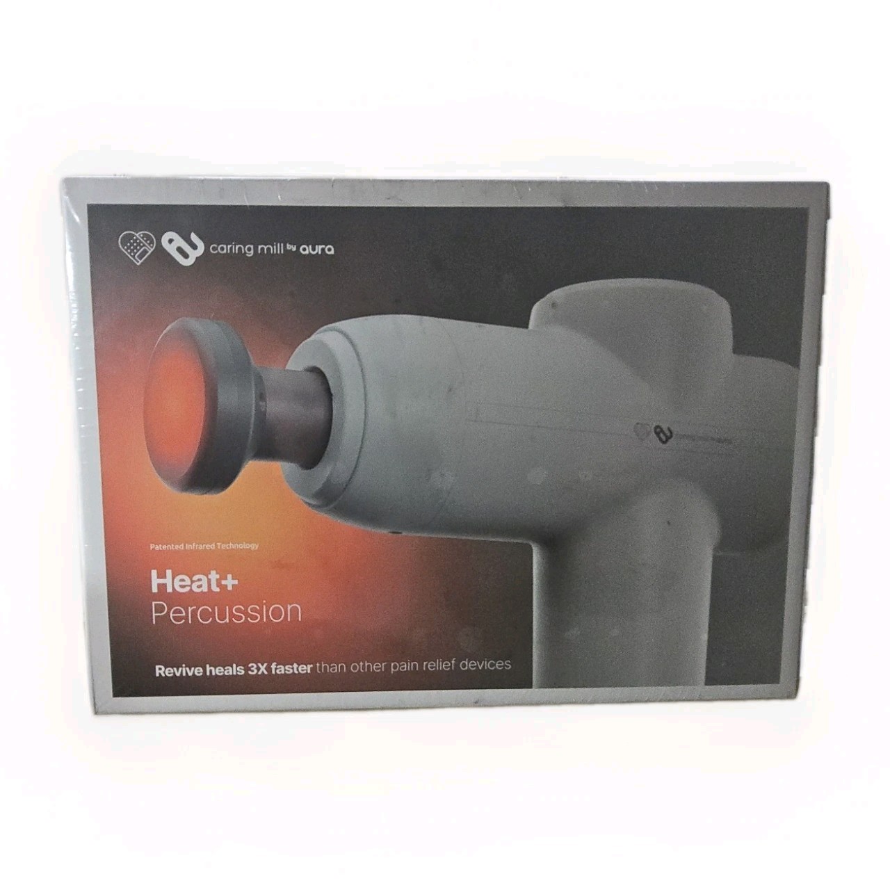 Caring Mill by Aura Revive Deep Muscle Pain Relief Device Infrared Heat AR40 NEW