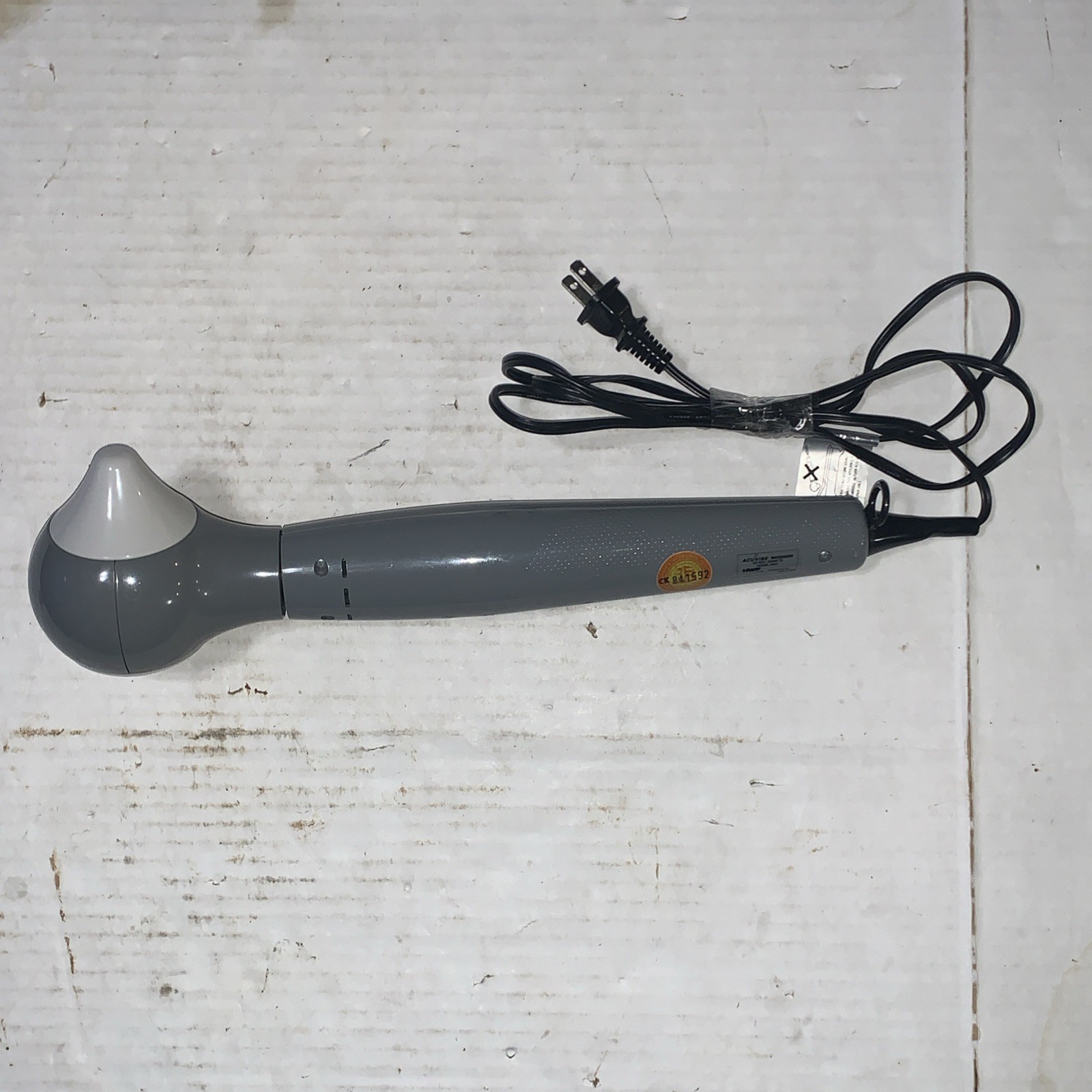 Acuvibe 6001 Handheld Wand Massager 2 Speed Pinpoint Full Body -Tested & Working