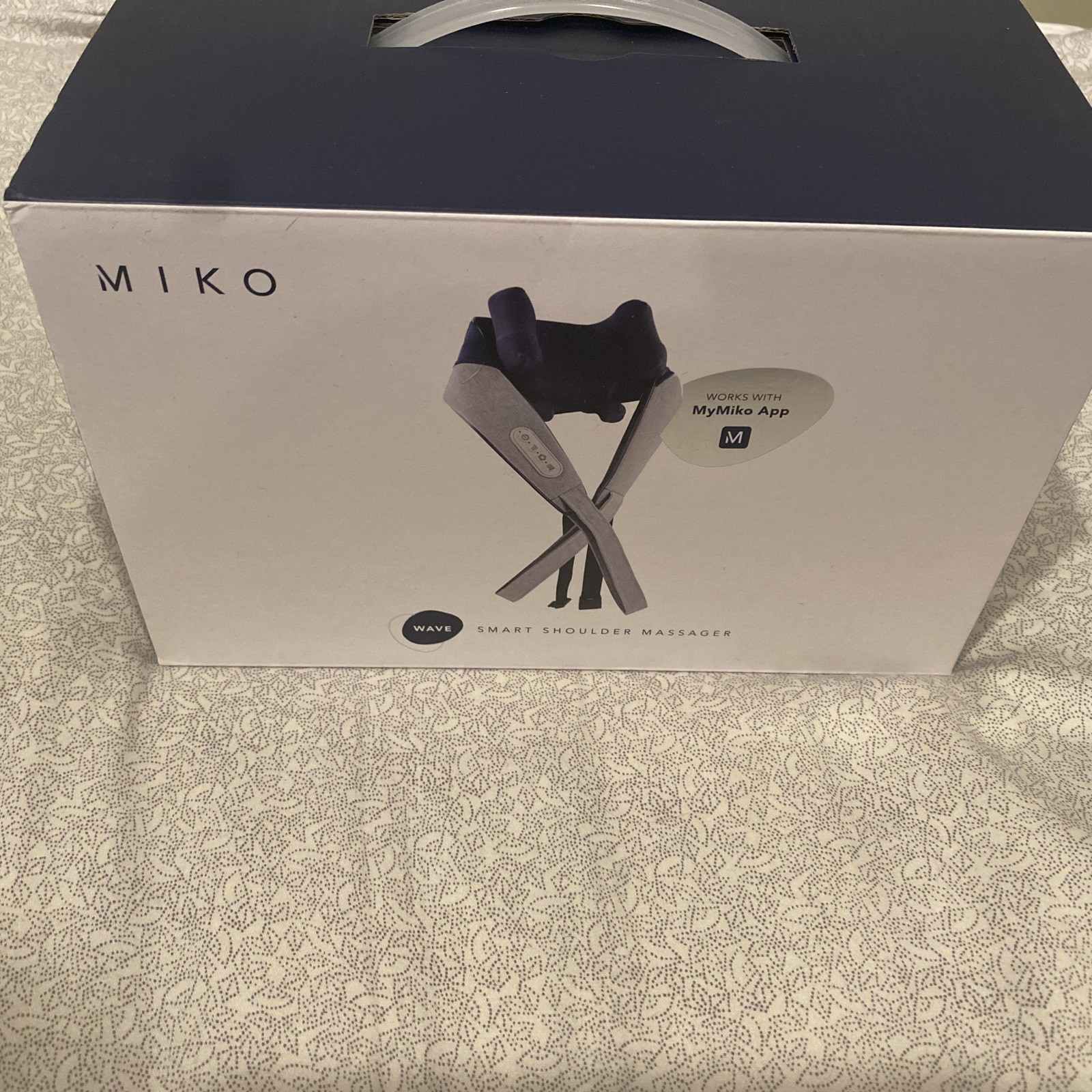 Miko Wave Smart Shoulder Massager Heated Neck Back Wrap New In Box