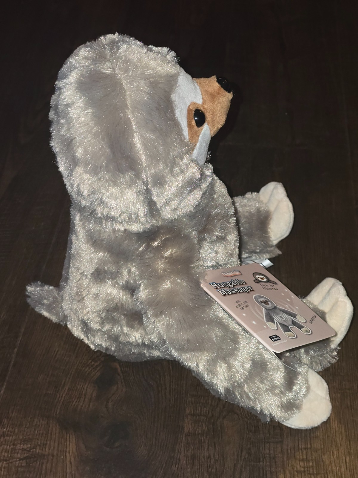 Plush Massager Sloth Huggable HealthTouch Vibrating New