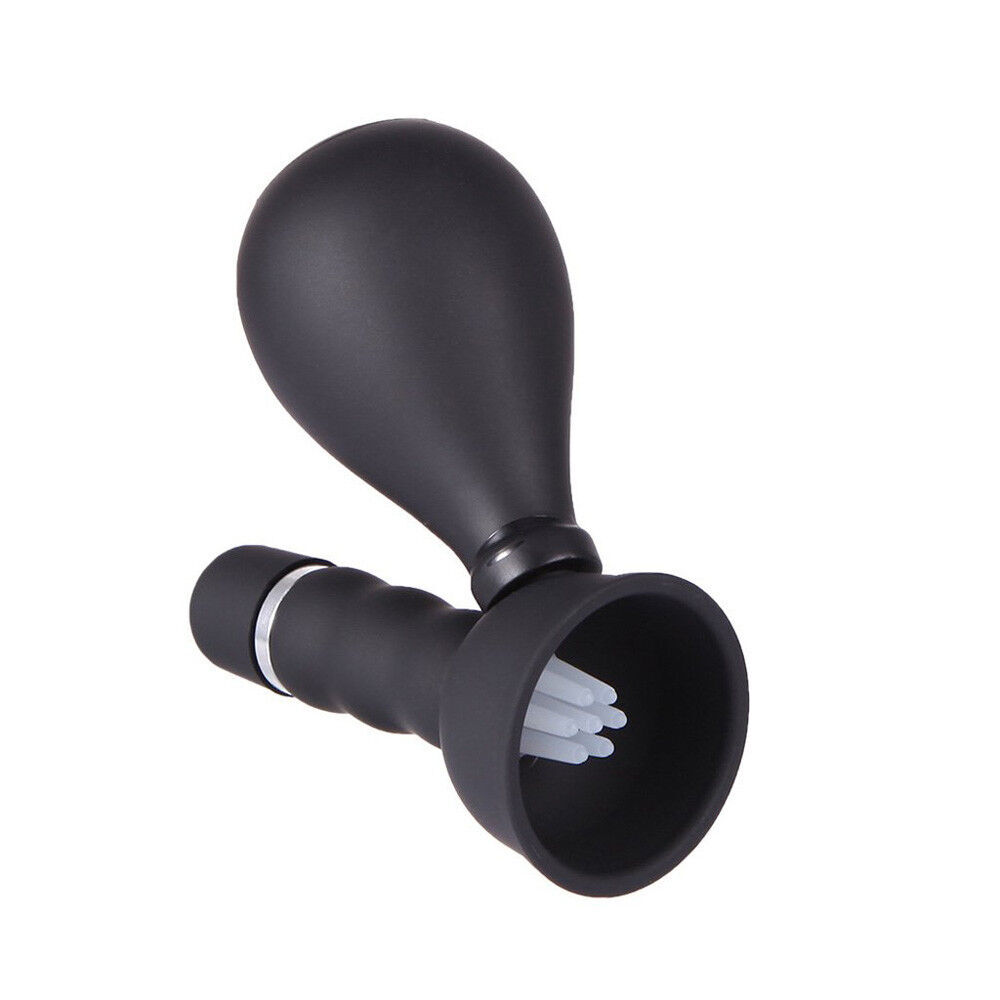 Pair Nipple Breast Enhancer Nipple Suction Cup Massager Enlarger Sucking Vibrat
