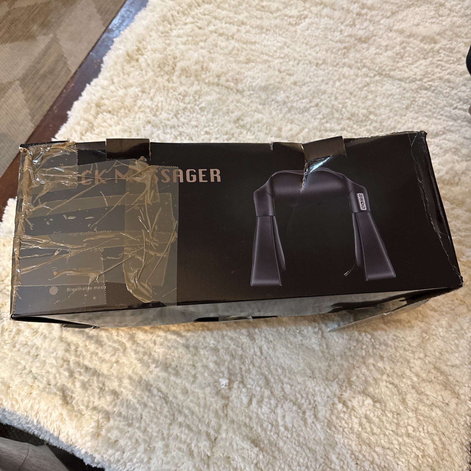 AERLANG Shiatsu Back Neck Massager Deep Tissue Heat Self Care Gift