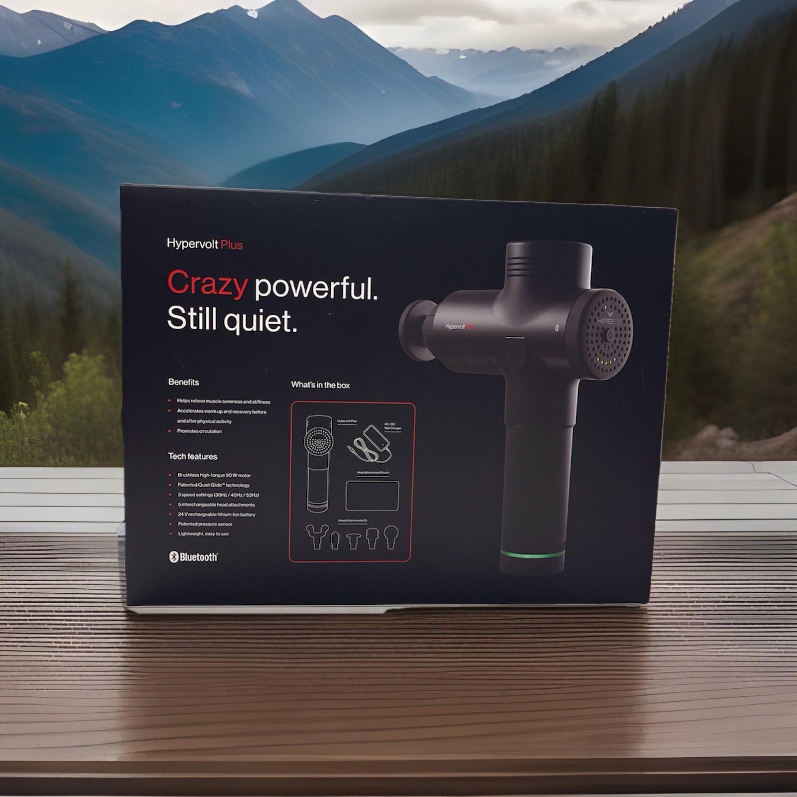 Hyperice Hypervolt Plus Percussion Massage Gun – Black