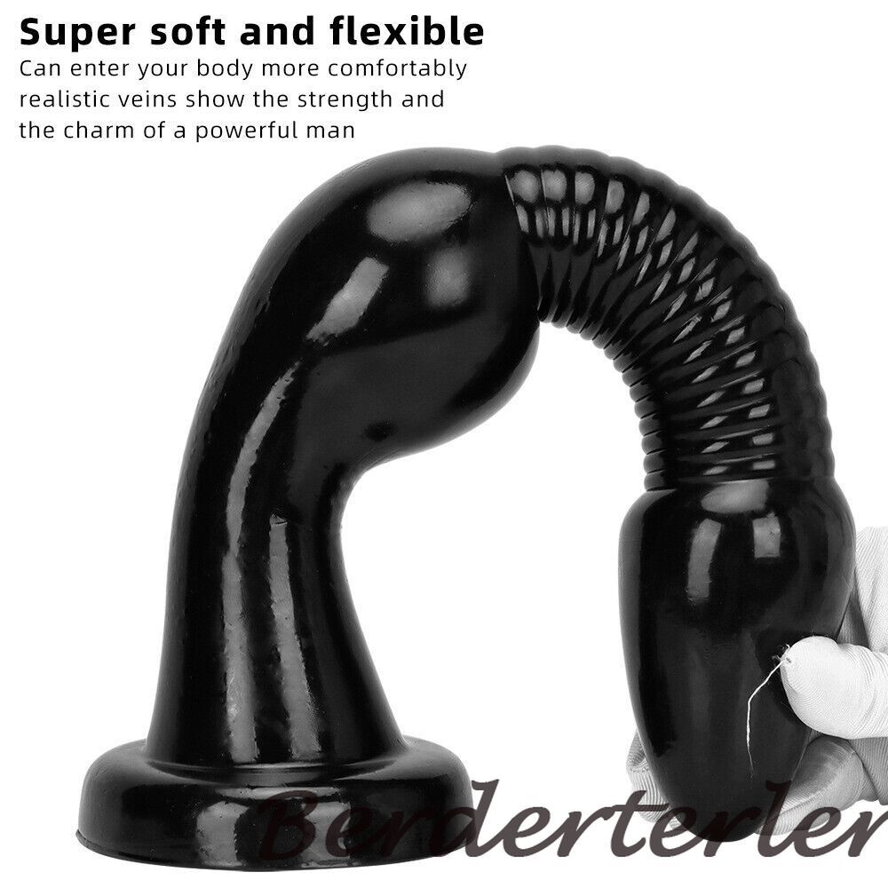 Soft Long Prostate Massager Expand for Men and Women G-Point Large Unisex Huge