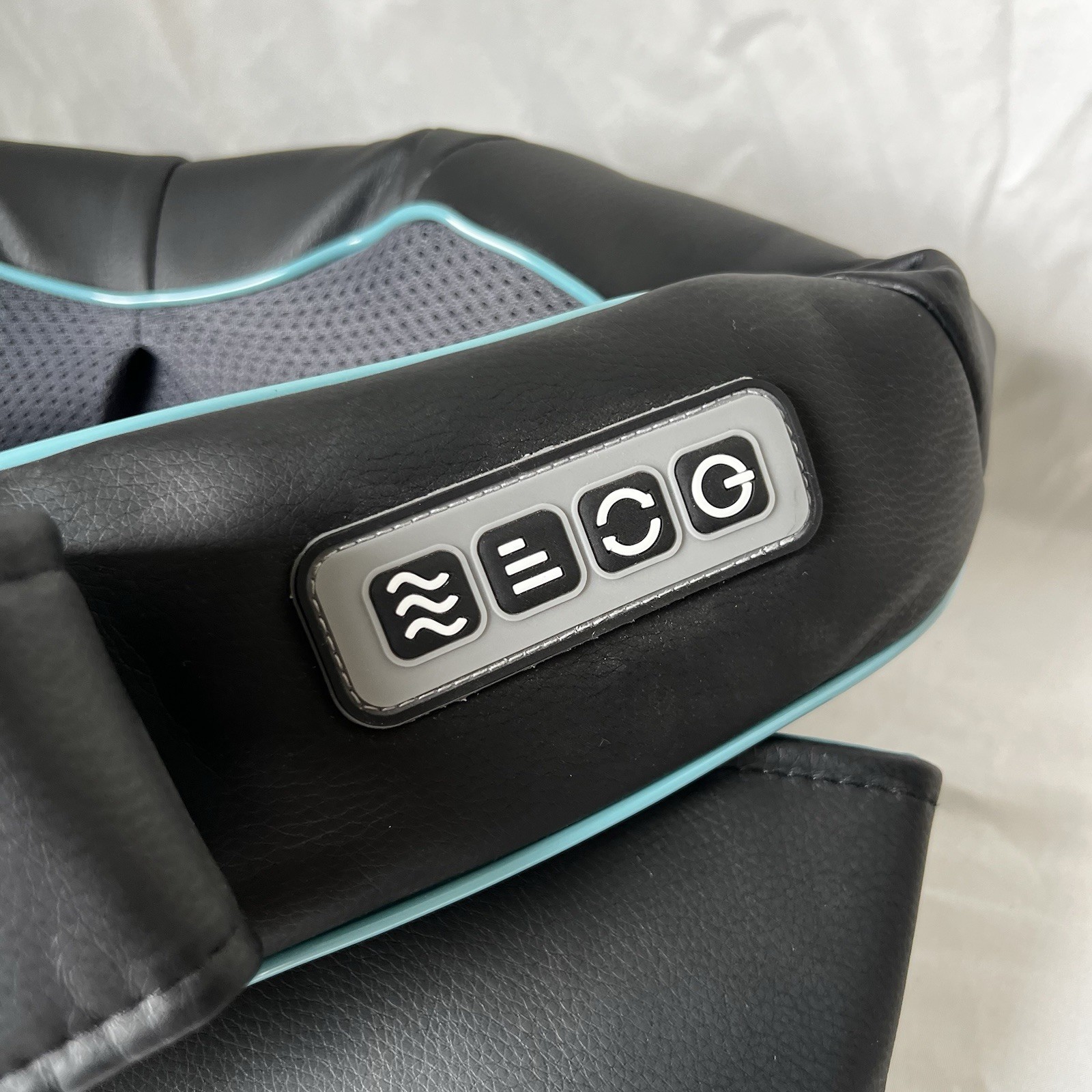 Corded Electric Neck & Shoulder Massager w/ Controls, Black/Blue