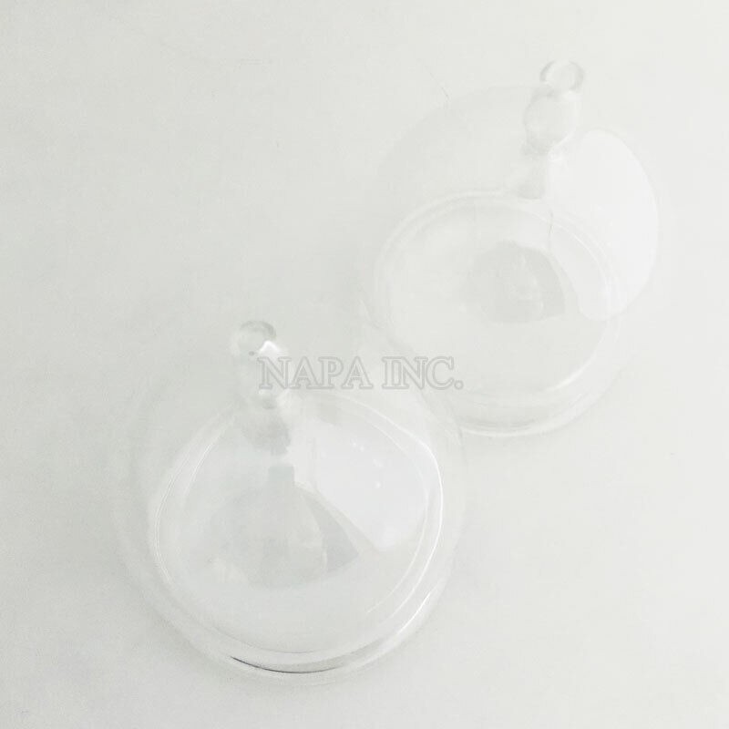 2PCS 9cm Vacuum Cupping Glass Cups Replacement For Vacuum Breast Beauty Machine
