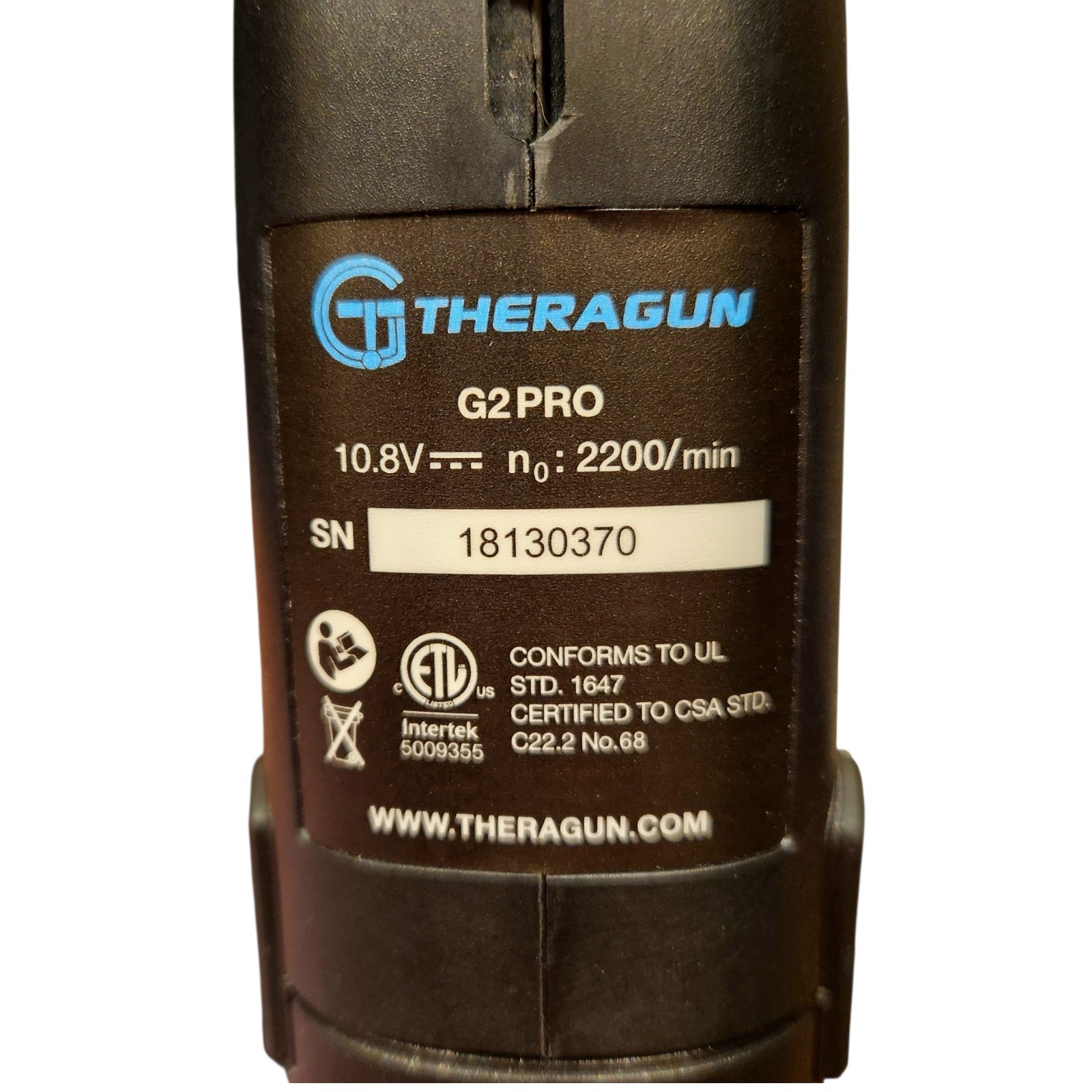 THERAGUN G2 PRO Percussive Therapy Massager Deep Tissue Massage Gun w/ Charger