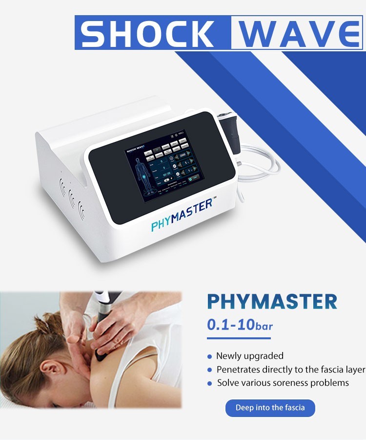 USA 10Bar Pneumatic ED Shockwave Therapy Machine Body Pain Relief ED Treatment